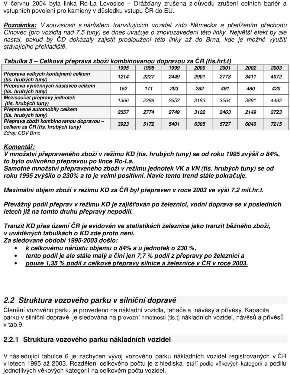 Největší efekt by ale nastal, pokud by ČD dokázaly zajistit prodloužení této linky až do Brna, kde je možné využití stávajícího překladiště.