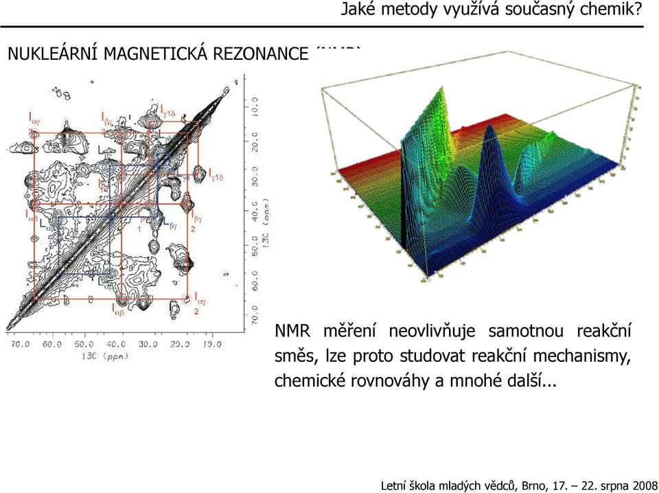 neovlivňuje samotnou reakční směs, lze proto