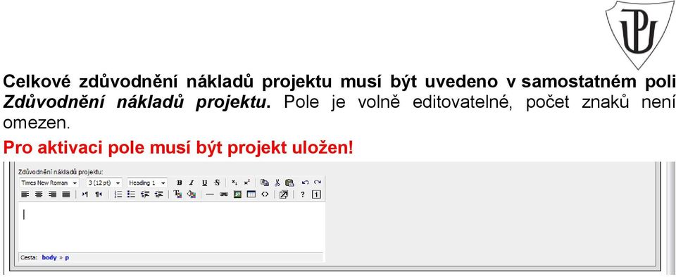 projektu.