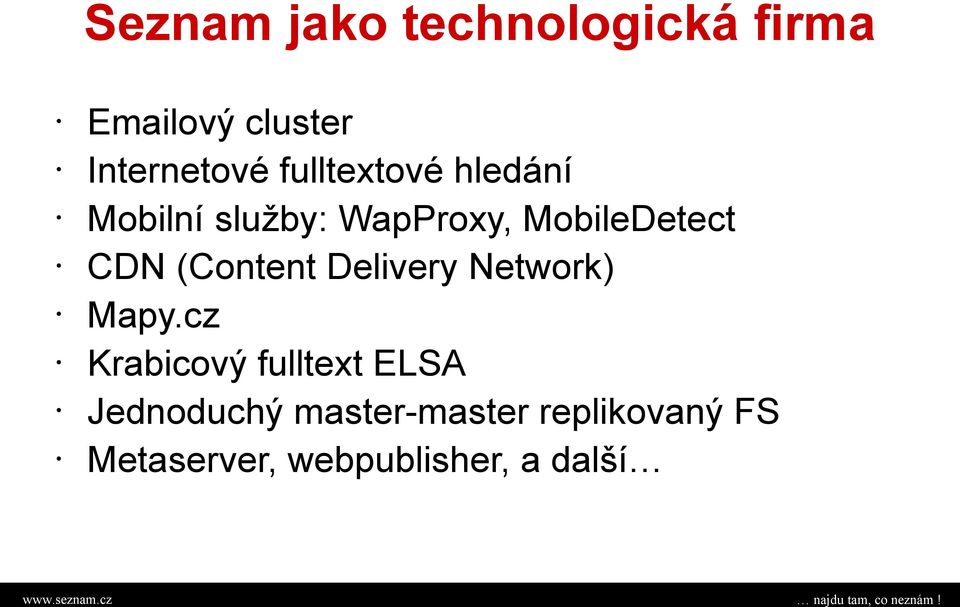 (Content Delivery Network) Mapy.