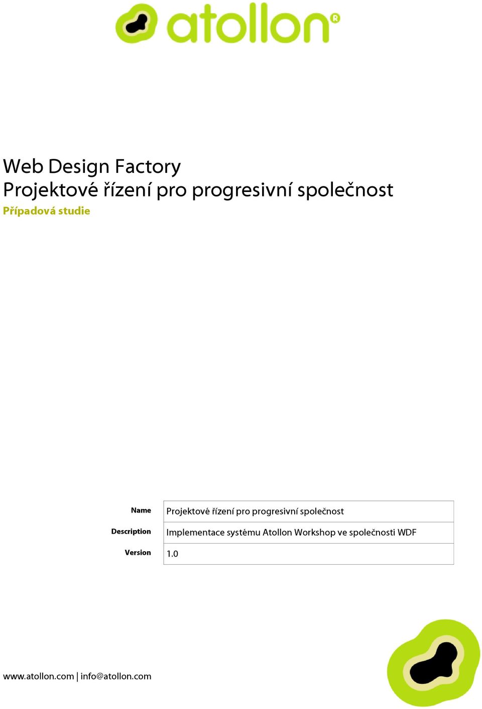 Projektové řízení pro progresivní společnost