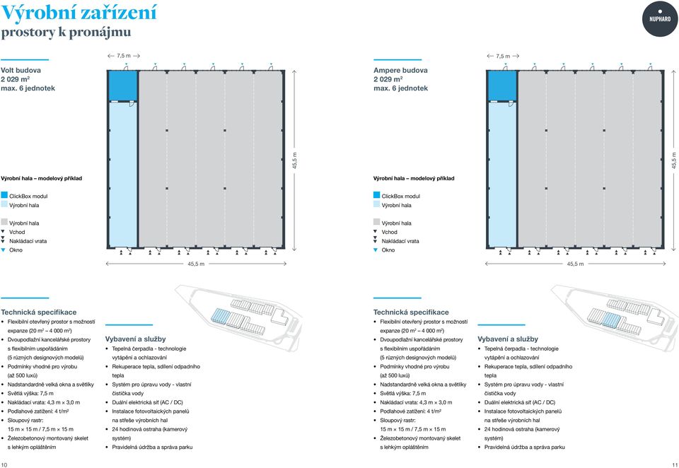 09 1NP VCHOD VCHOD Technická specifikace Technická specifikace Flexibilní otevřený prostor s možností Flexibilní otevřený prostor s možností expanze (20 m 2 4 000 m 2 ) Dvoupodlažní kancelářské