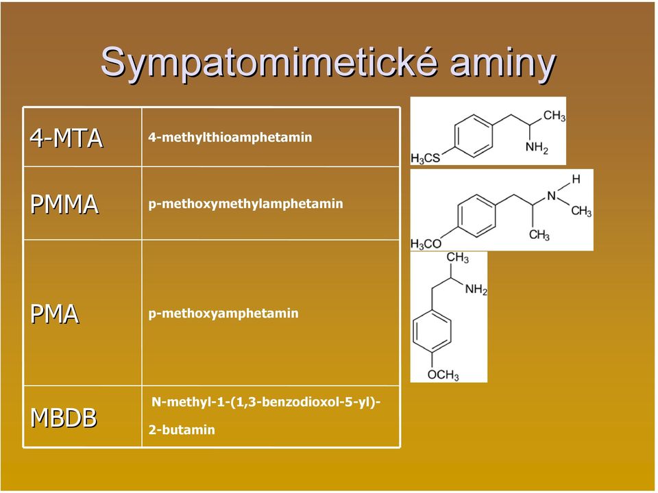 p-methoxymethylamphetamin PMA