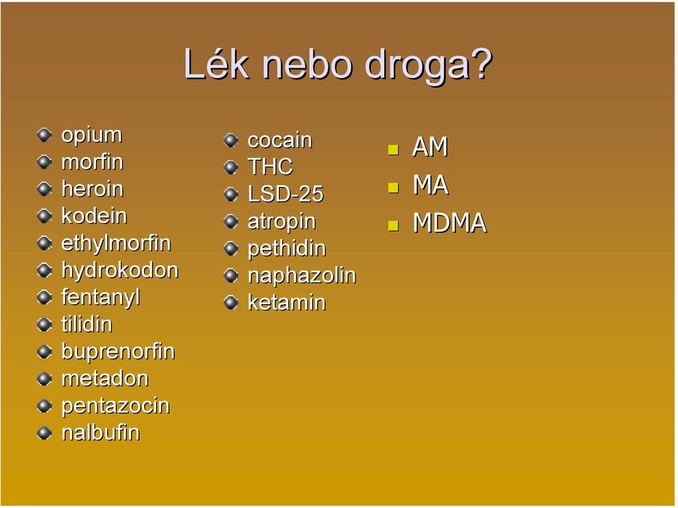 hydrokodon fentanyl tilidin buprenorfin