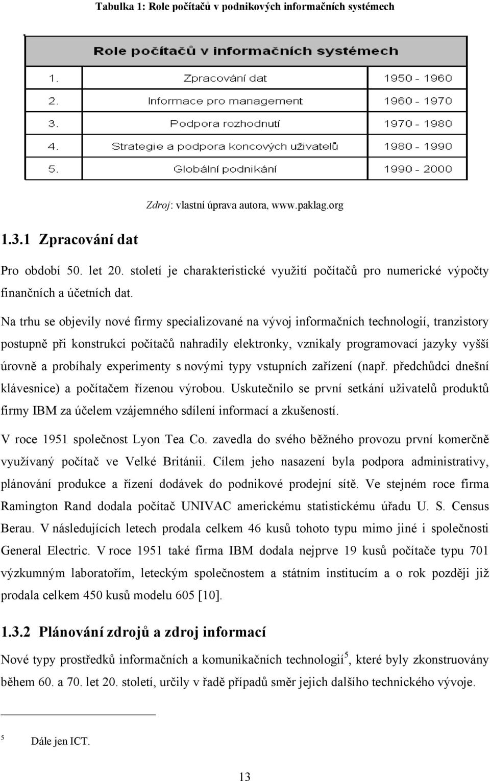 Na trhu se objevily nové firmy specializované na vývoj informačních technologií, tranzistory postupně při konstrukci počítačů nahradily elektronky, vznikaly programovací jazyky vyšší úrovně a