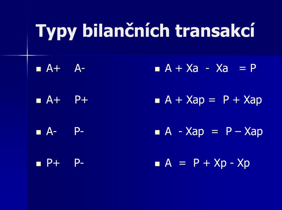 Xap = P + Xap A- P- A - Xap