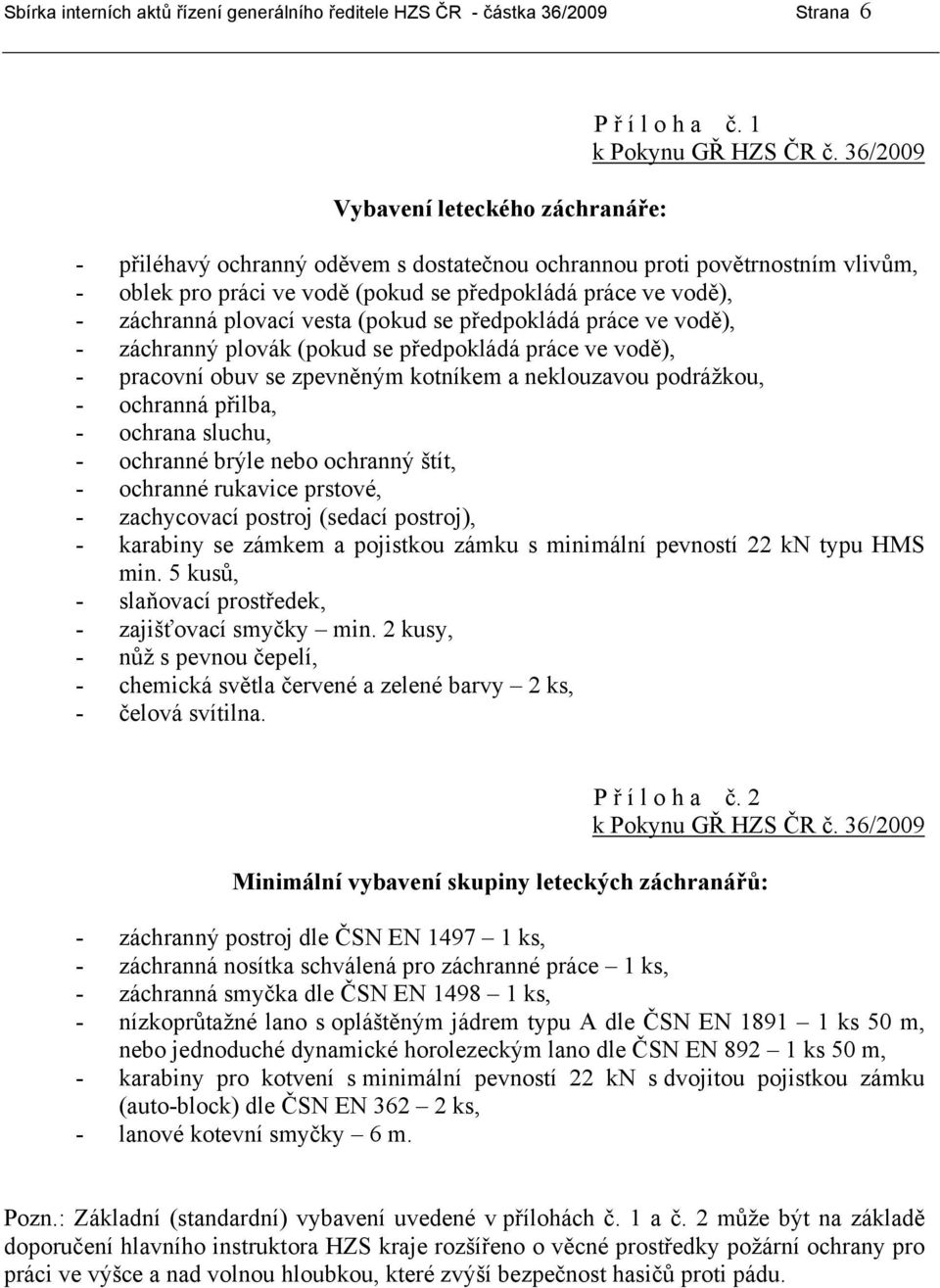 práce ve vodě), - záchranný plovák (pokud se předpokládá práce ve vodě), - pracovní obuv se zpevněným kotníkem a neklouzavou podrážkou, - ochranná přilba, - ochrana sluchu, - ochranné brýle nebo