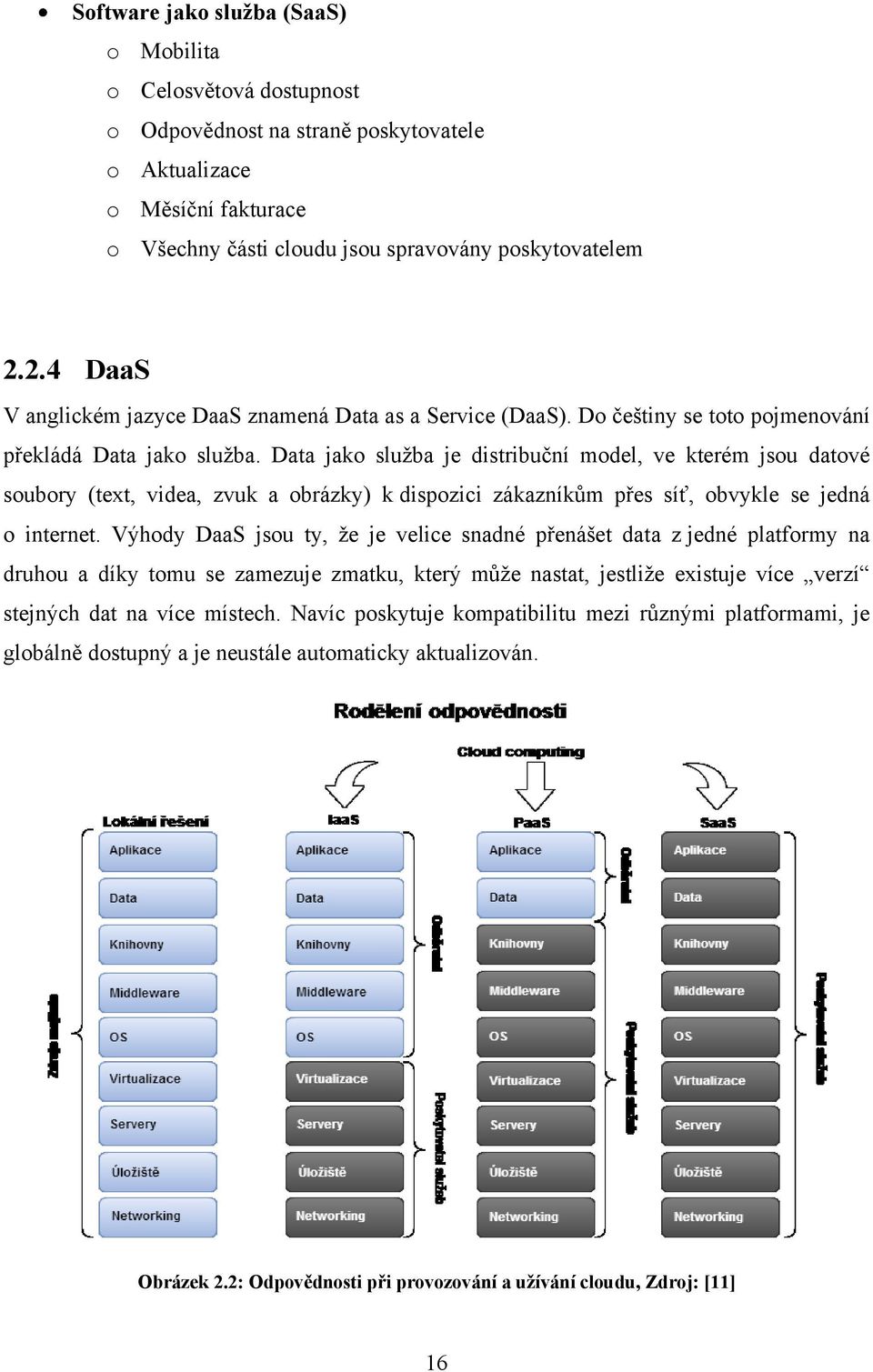 Data jako sluţba je distribuční model, ve kterém jsou datové soubory (text, videa, zvuk a obrázky) k dispozici zákazníkům přes síť, obvykle se jedná o internet.