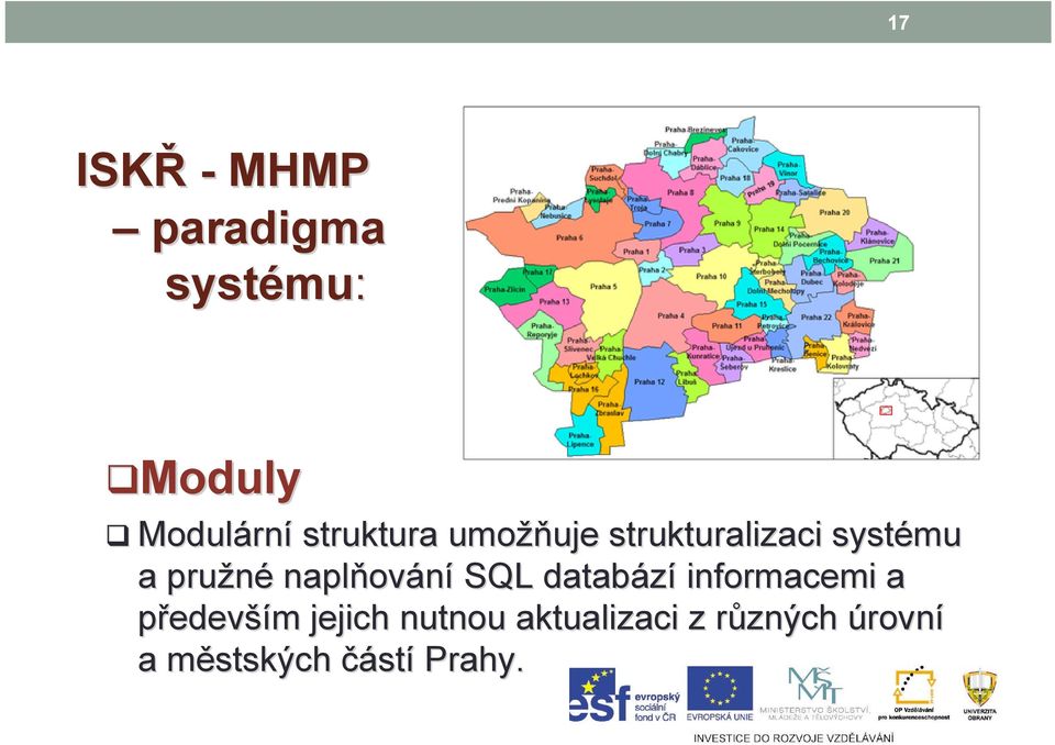 naplňov ování SQL databází informacemi a především m jejich