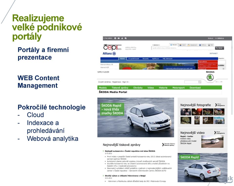 Management Pokročilé technologie - Cloud