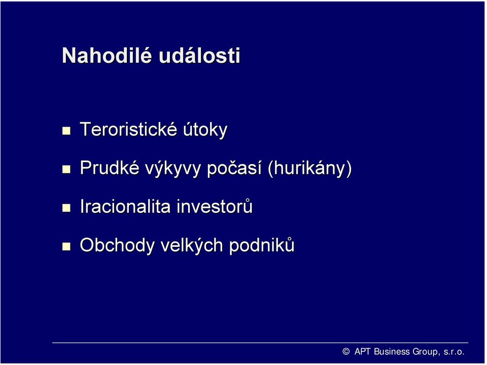 výkyvy počas así (hurikány)