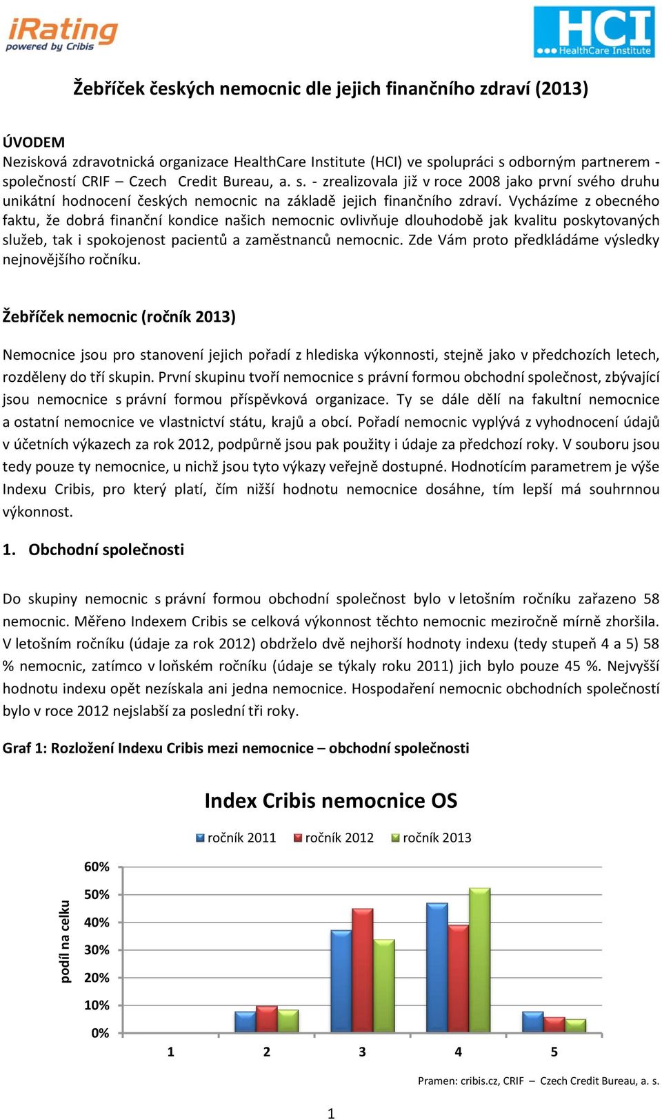 Vycházíme z obecného faktu, že dobrá finanční kondice našich nemocnic ovlivňuje dlouhodobě jak kvalitu poskytovaných služeb, tak i spokojenost pacientů a zaměstnanců nemocnic.