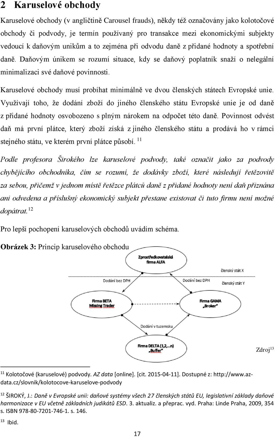 Karuselové obchody musí probíhat minimálně ve dvou členských státech Evropské unie.