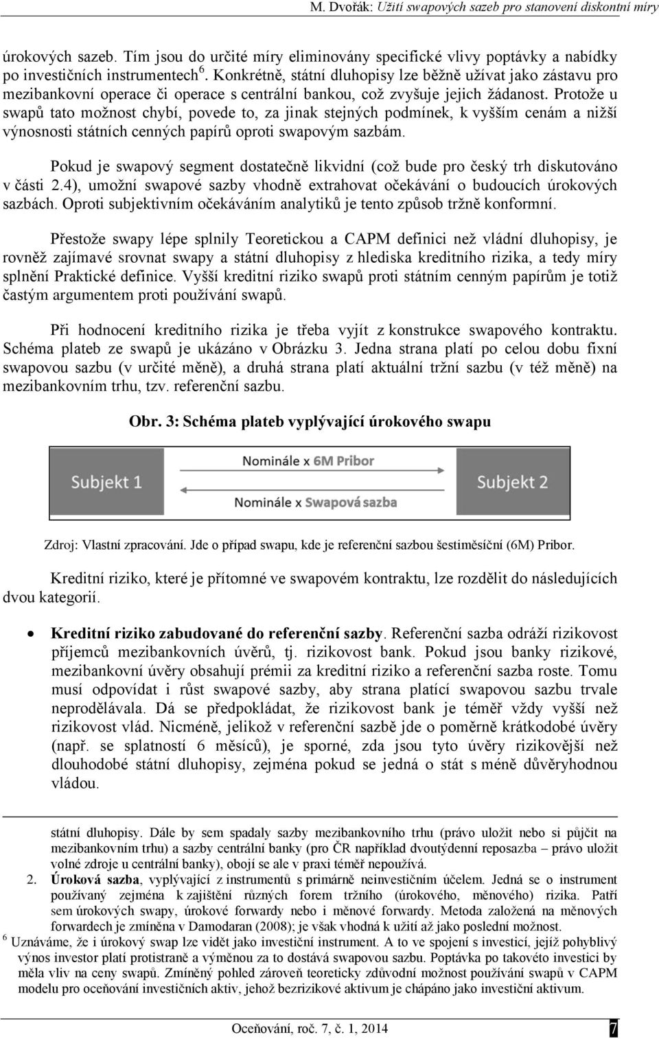 Protože u swapů tato možnost chybí, povede to, za jnak stejných podmínek, k vyšším cenám a nžší výnosnost státních cenných papírů oprot swapovým sazbám.