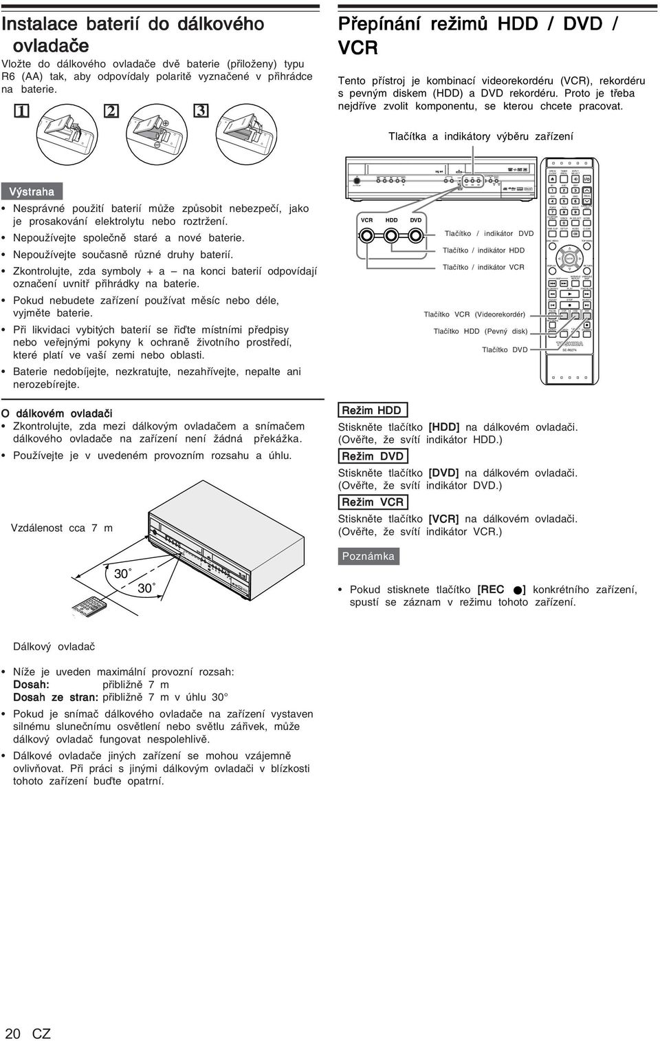 INPUT SELECT PQRS TUV WXYZ TIME SLIP DISC MENU DISPLAY SLOW/REV -ADJUST SKIP SPACE SETUP PLAY STOP VARIABLE REPLAY PAUSE VCR REC MODE AV SELECT ENTER AUDIO SATELLITE LINK MODE CLEAR TOP MENU RETURN