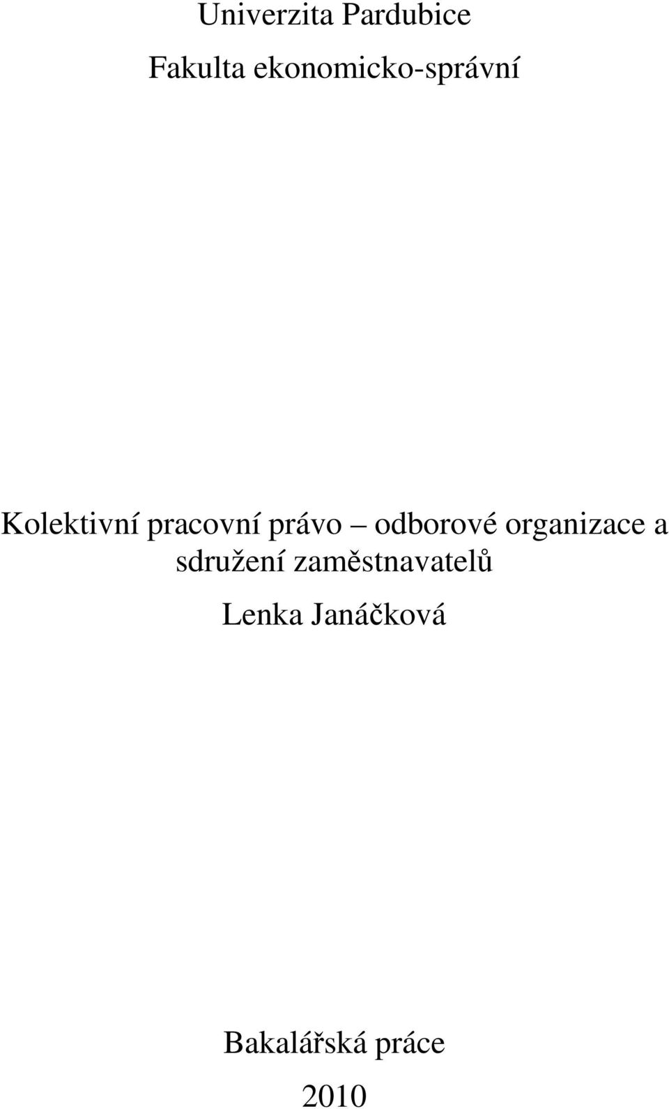 právo odborové organizace a sdružení