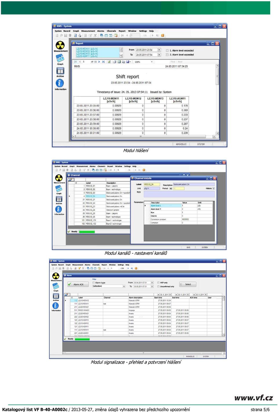 Katalogový list VF B-40-A0002c / 2013-05-27,