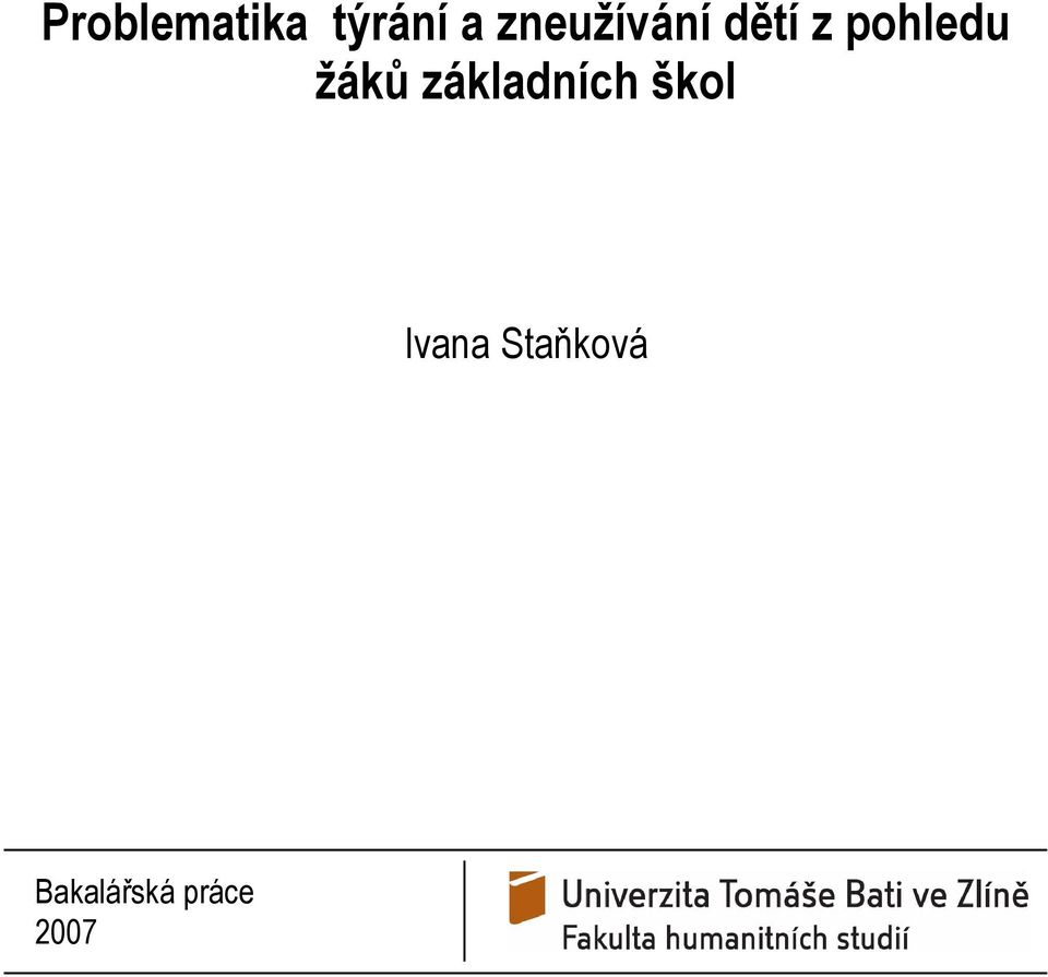 žáků základních škol Ivana