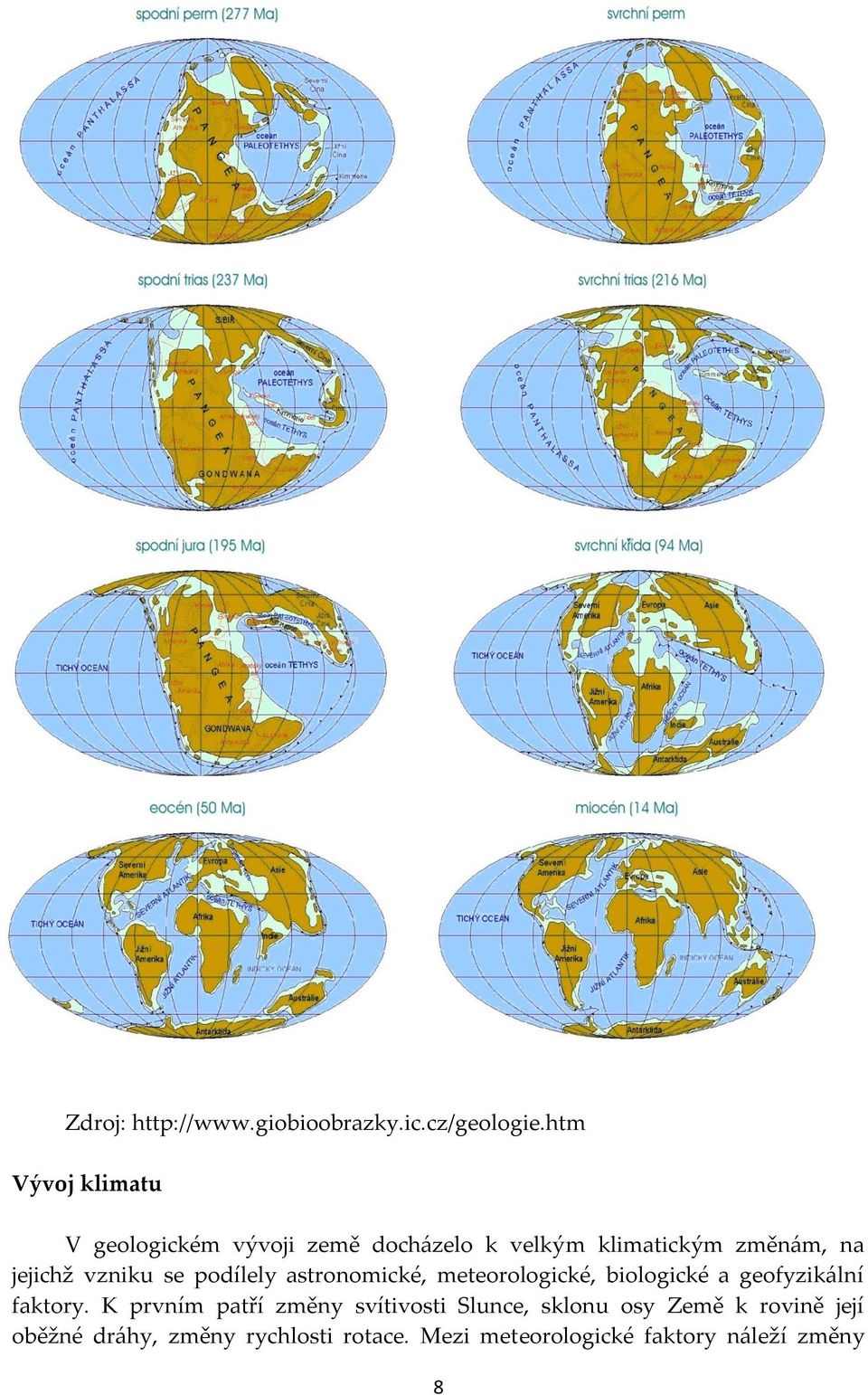 vzniku se podílely astronomické, meteorologické, biologické a geofyzikální faktory.