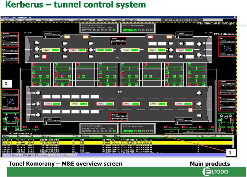 Tunel Komořany M&E