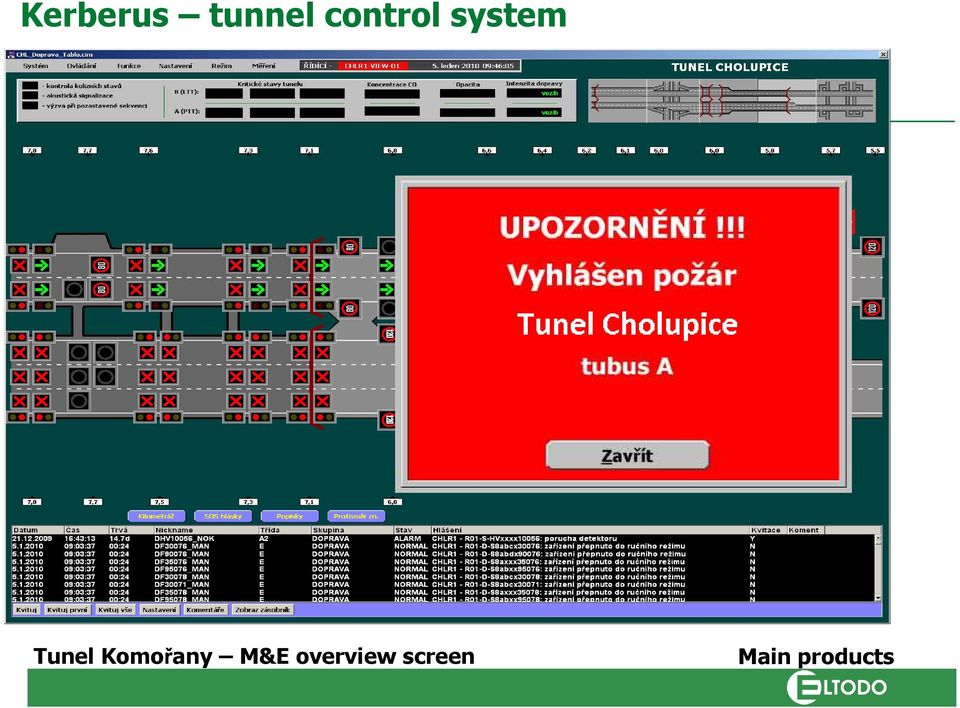 Tunel Komořany M&E