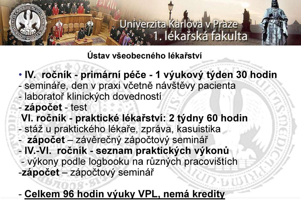 zápočet - test VI. ročník 1.