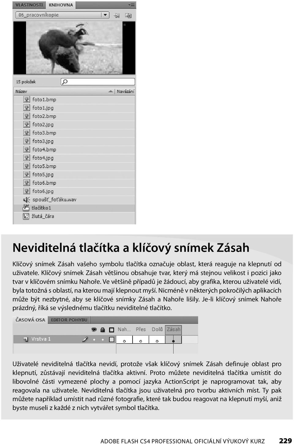 Ve většině případů je žádoucí, aby grafika, kterou uživatelé vidí, byla totožná s oblastí, na kterou mají klepnout myší.