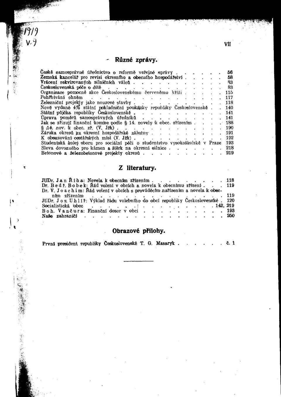 kflii 115 PohPhlvAnii ohngm 117 2elezniCnI projekty jako nouzovc stavby 118 Nov6 vydiane 49? statni ppkladndfenl pouikajzikv republiky Ceskoslovenske.. 140 StAtnf piljcka republiky Ceskoslovenske.