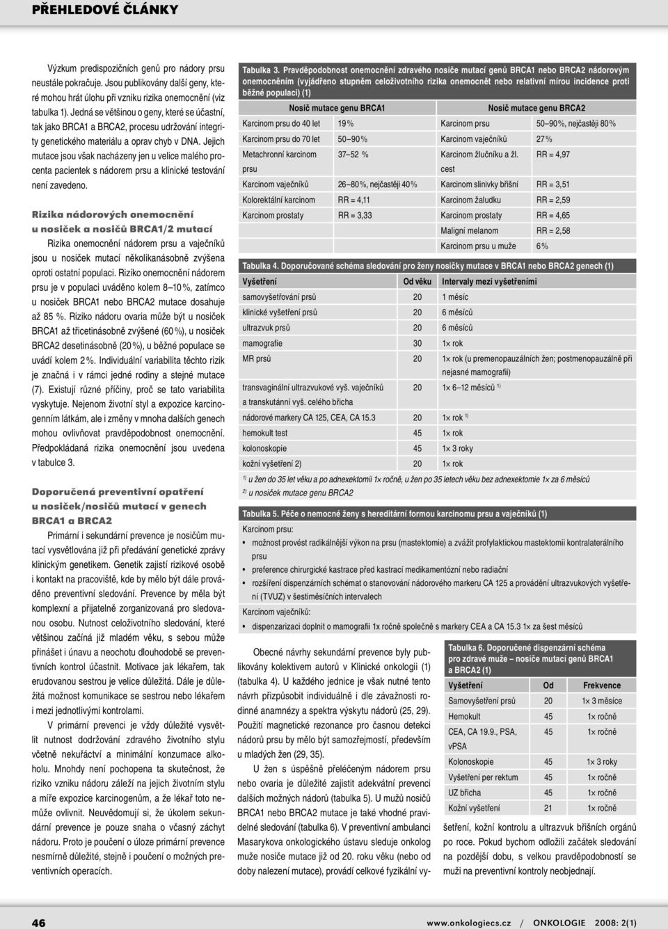 Jejich mutace jsou však nacházeny jen u velice malého procenta pacientek s nádorem prsu a klinické testování není zavedeno.