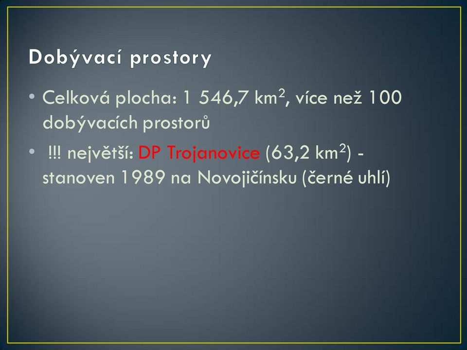 !! největší: DP Trojanovice (63,2 km