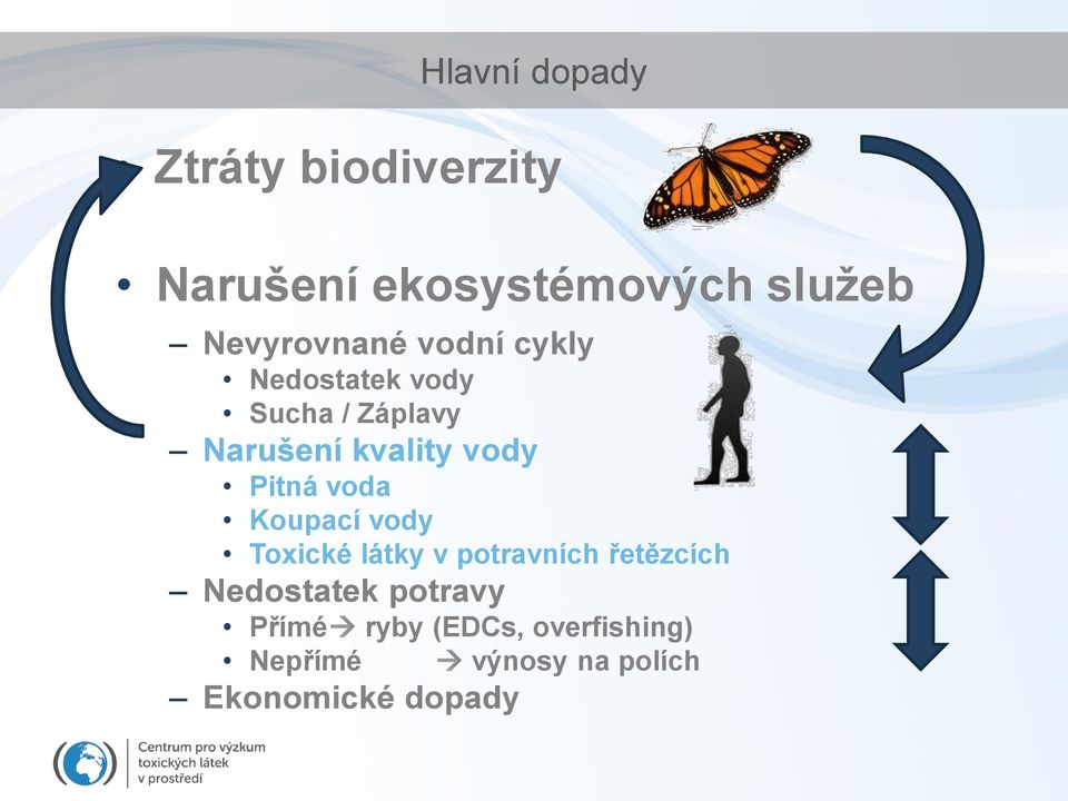 vody Pitná voda Koupací vody Toxické látky v potravních řetězcích