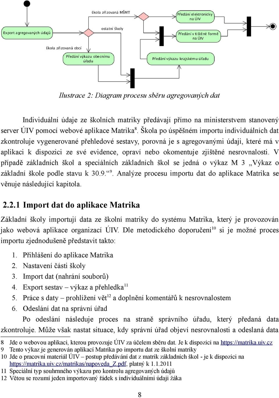 zjištěné nesrovnalosti. V případě základních škol a speciálních základních škol se jedná o výkaz M 3 Výkaz o základní škole podle stavu k 30.9. 9.