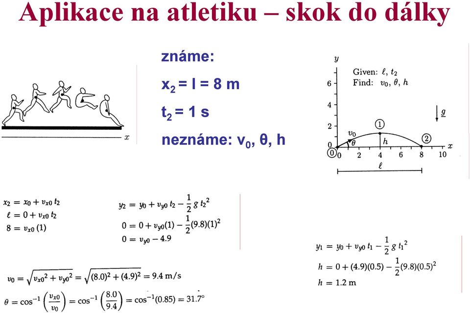 x 2 = l = 8 m t 2 =