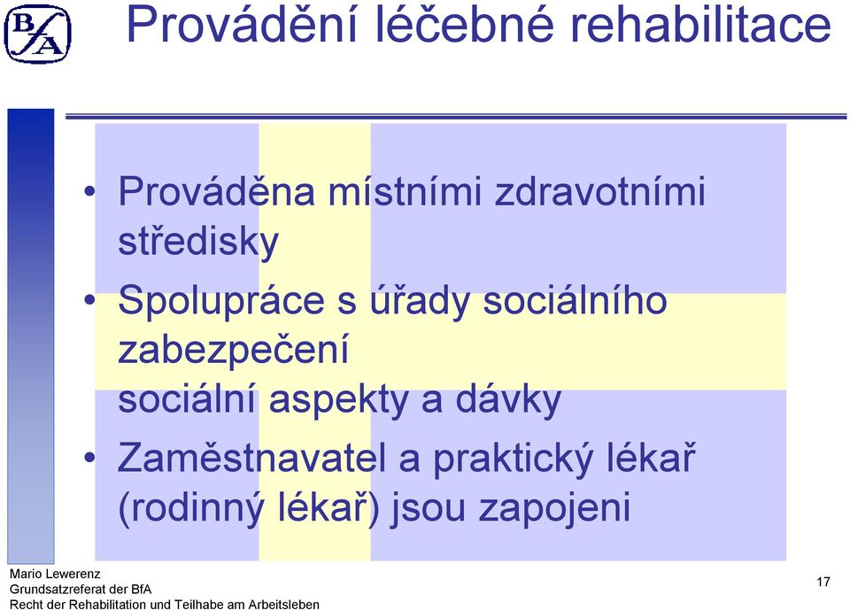 sociálního zabezpečení sociální aspekty a dávky