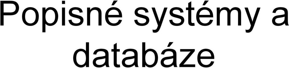 databáze