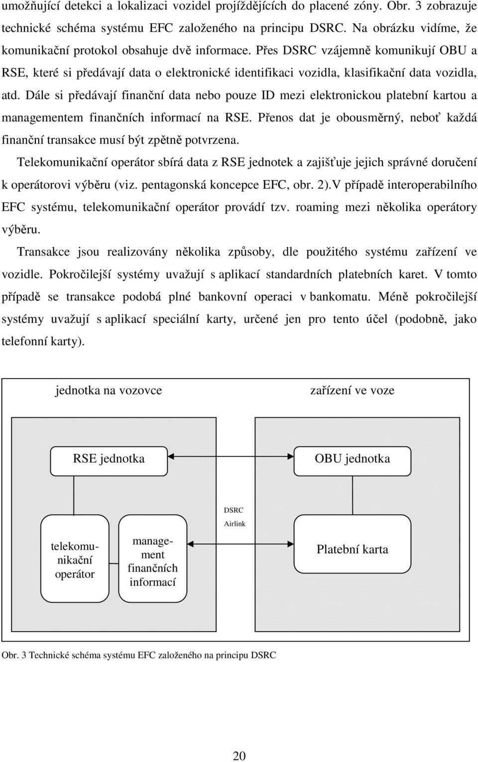 Dále si předávají finanční data nebo pouze ID mezi elektronickou platební kartou a managementem finančních informací na RSE.