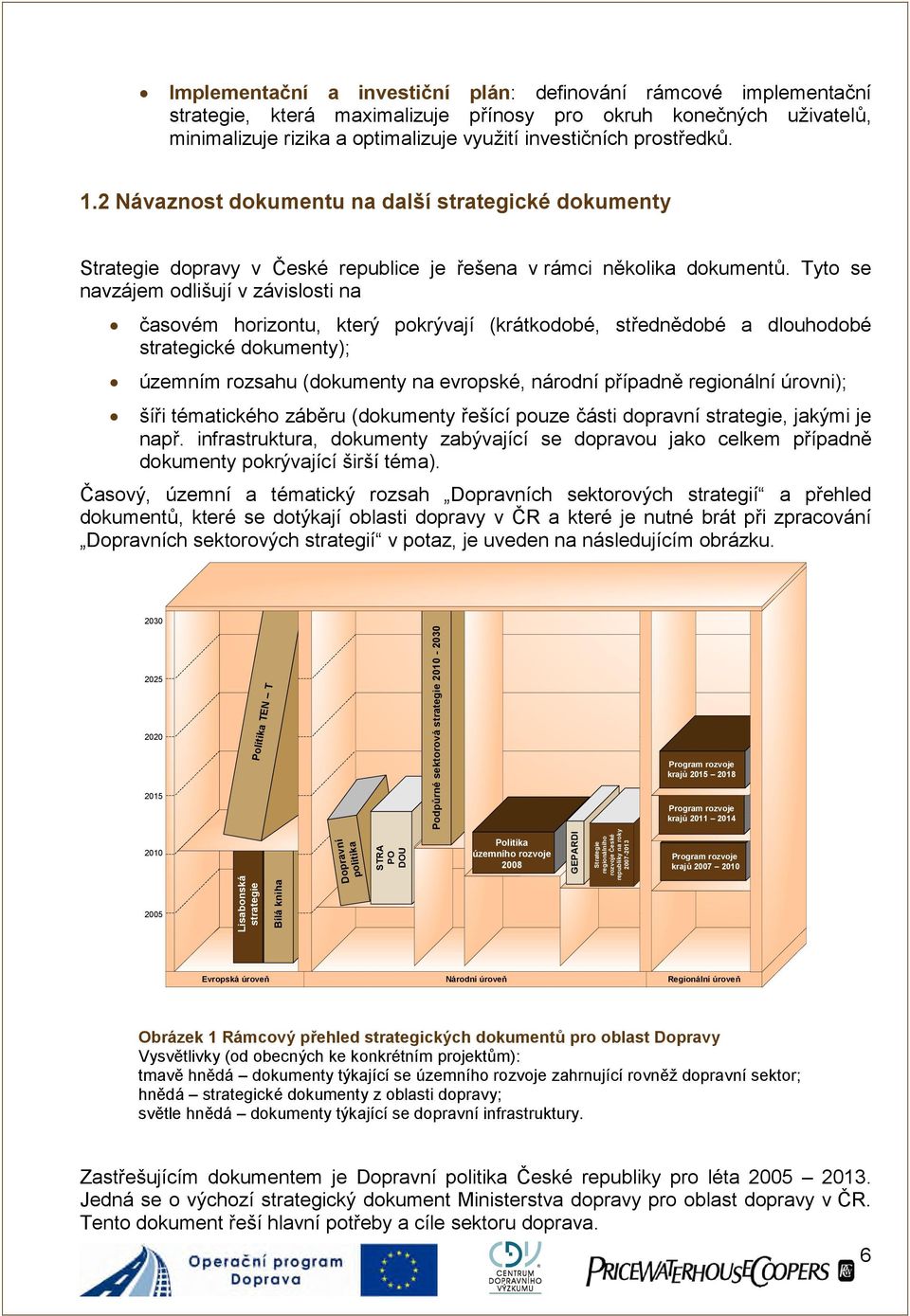 Tyto se navzájem odlišují v závislosti na časovém horizontu, který pokrývají (krátkodobé, střednědobé a dlouhodobé strategické dokumenty); územním rozsahu (dokumenty na evropské, národní případně