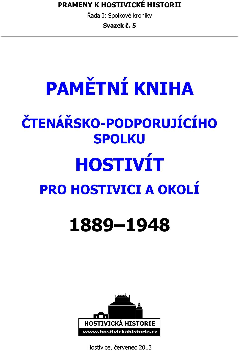 5 PAMĚTNÍ KNIHA ČTENÁŘSKO-PODPORUJÍCÍHO