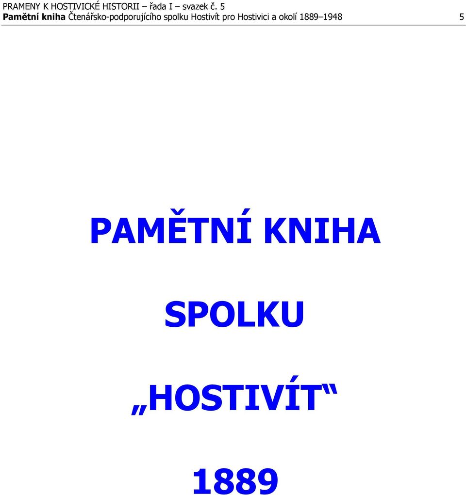Hostivít pro Hostivici a okolí