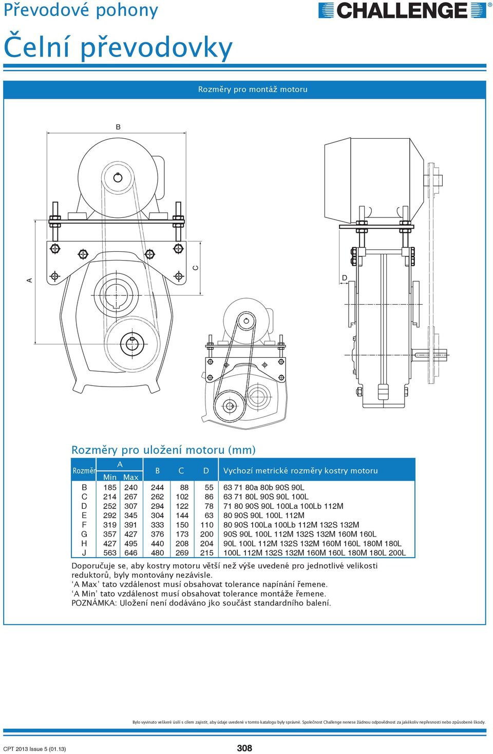 208 204 90L 100L 112M 132S 132M 160M 160L 180M 180L J 563 646 480 269 215 100L 112M 132S 132M 160M 160L 180M 180L 200L Doporu uje se, aby kostry motoru v tší ne výše uvedené pro jednotlivé velikosti