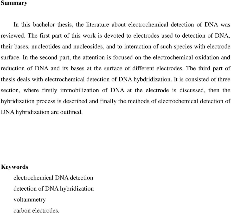 In the second part, the attention is focused on the electrochemical oxidation and reduction of DNA and its bases at the surface of different electrodes.