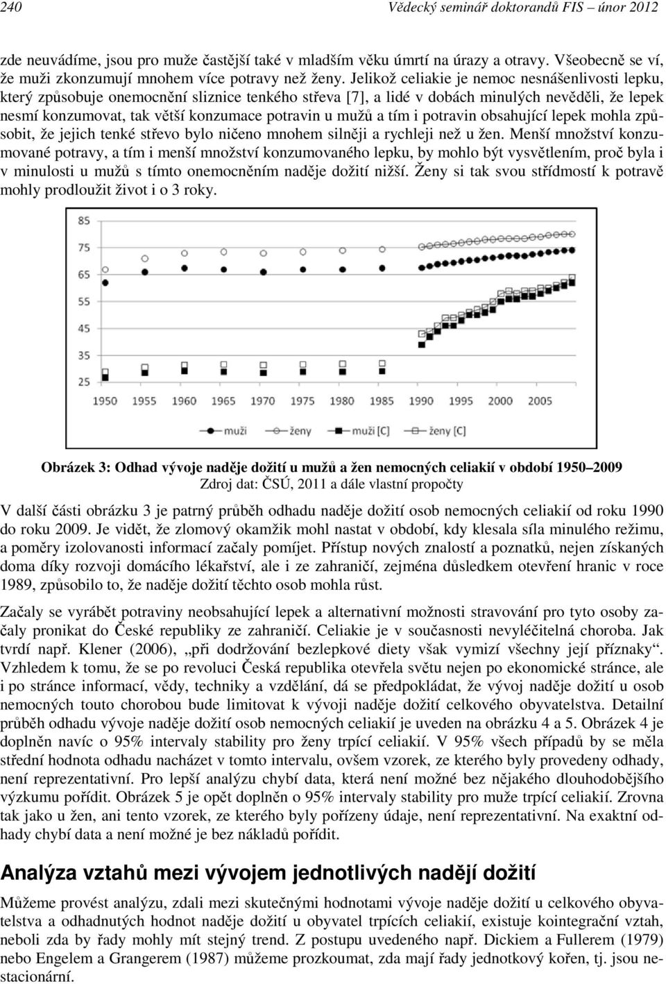 mužů a tím i potravin obsahující lepek mohla způ- sobit, že jejich tenké střevo bylo ničeno mnohem silněji a rychleji než u žen.