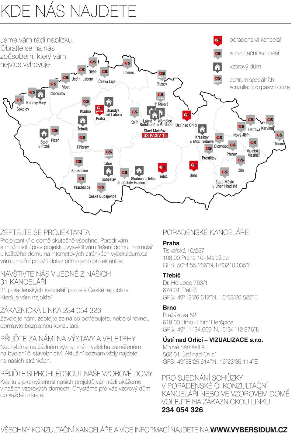 Králové pasiv GS PASIV pasiv Zeptejte se projektanta Projektant ví o domě skutečně všechno. Poradí vám s možností úprav projektu, vysvětlí vám řešení domu.