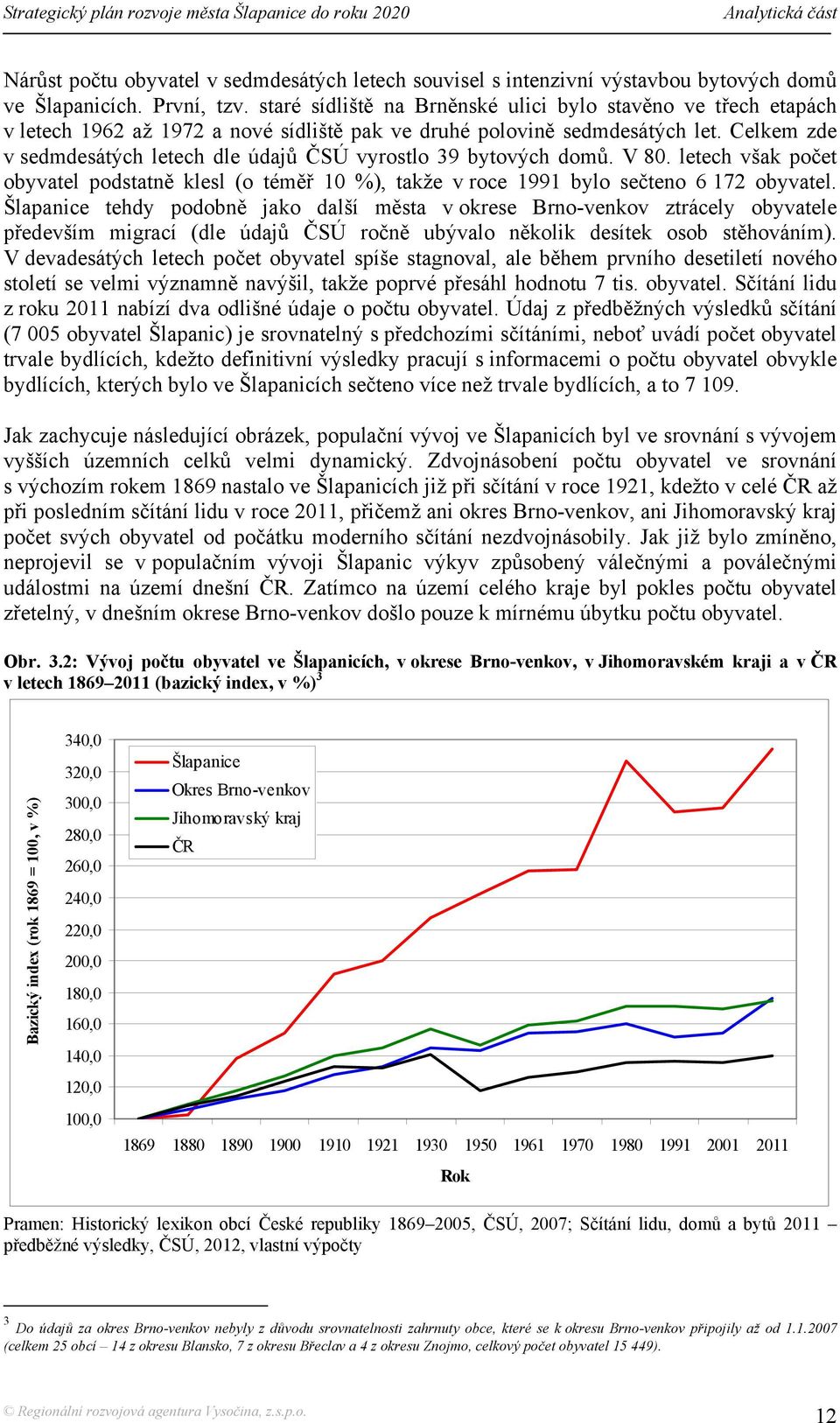 Celkem zde v sedmdesátých letech dle údajů ČSÚ vyrostlo 39 bytových domů. V 80. letech však počet obyvatel podstatně klesl (o téměř 10 %), takže v roce 1991 bylo sečteno 6 172 obyvatel.