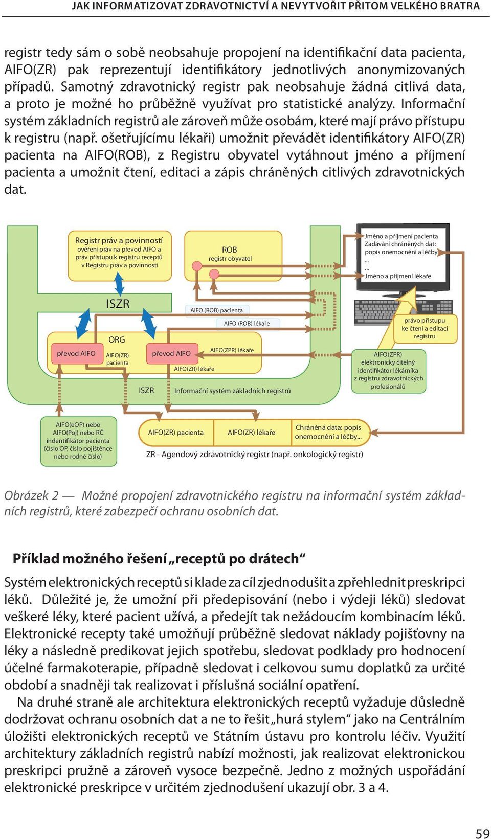 Informační systém základních registrů ale zároveň může osobám, které mají právo přístupu k registru (např.