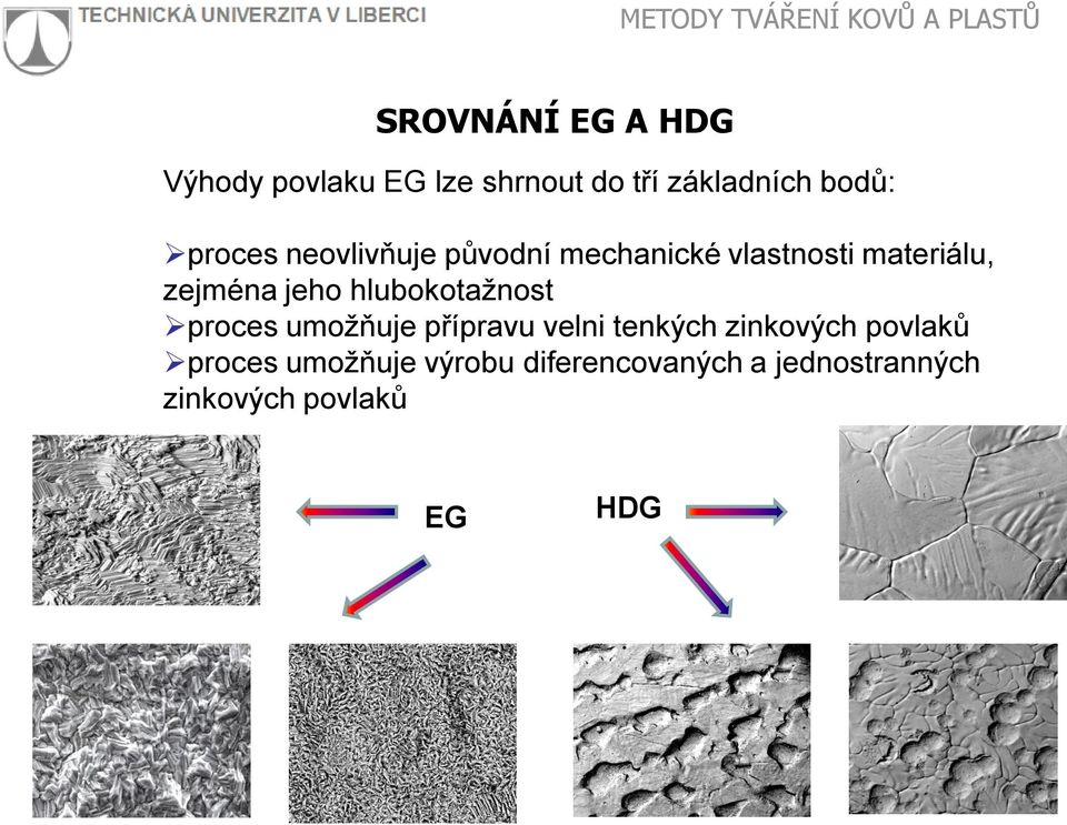 hlubokotažnost proces umožňuje přípravu velni tenkých zinkových povlaků