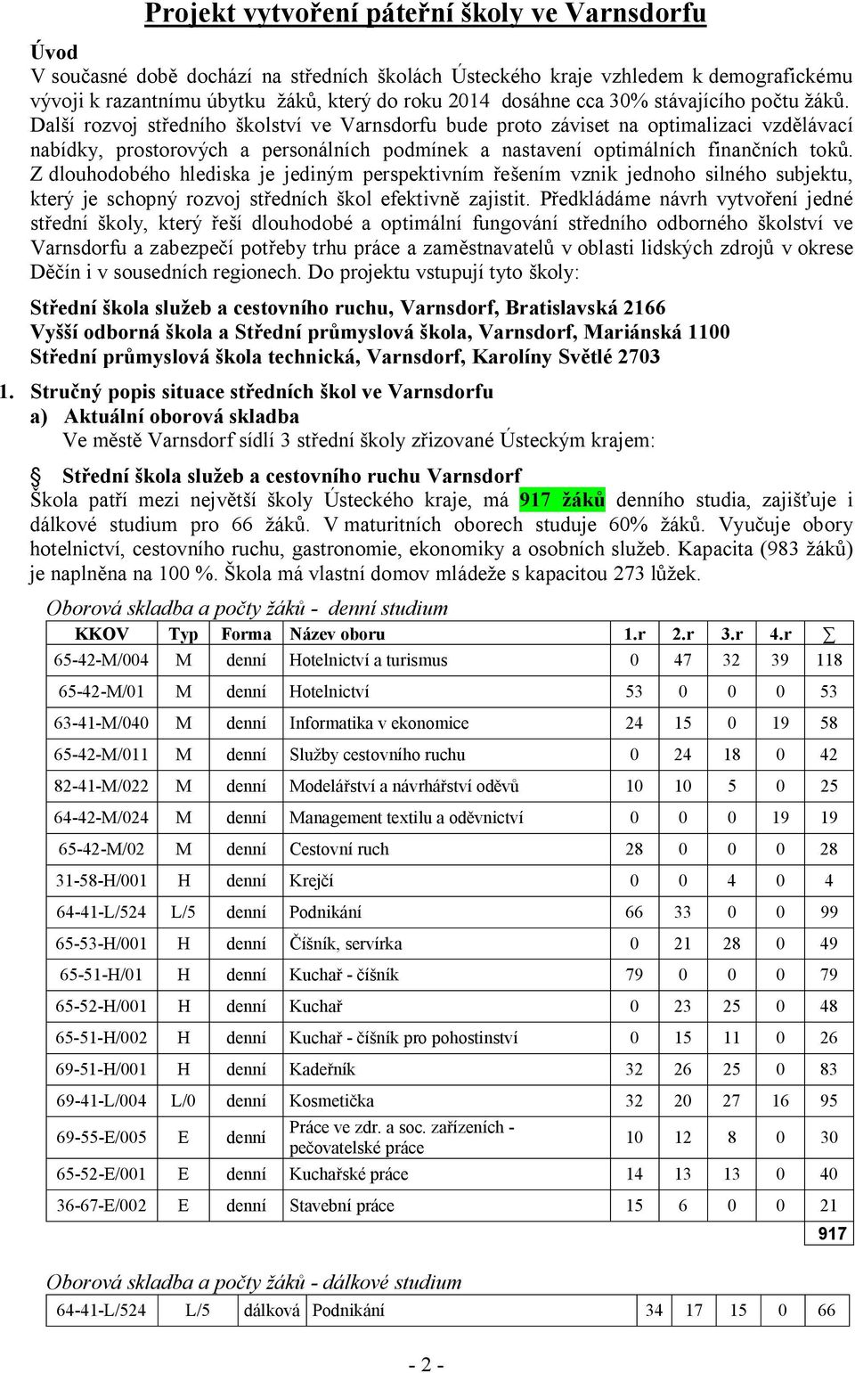 Z dlouhodobého hlediska je jediným perspektivním ením vznik jednoho silného subjektu, který je schopný rozvoj st edních kol efektivn zajistit.