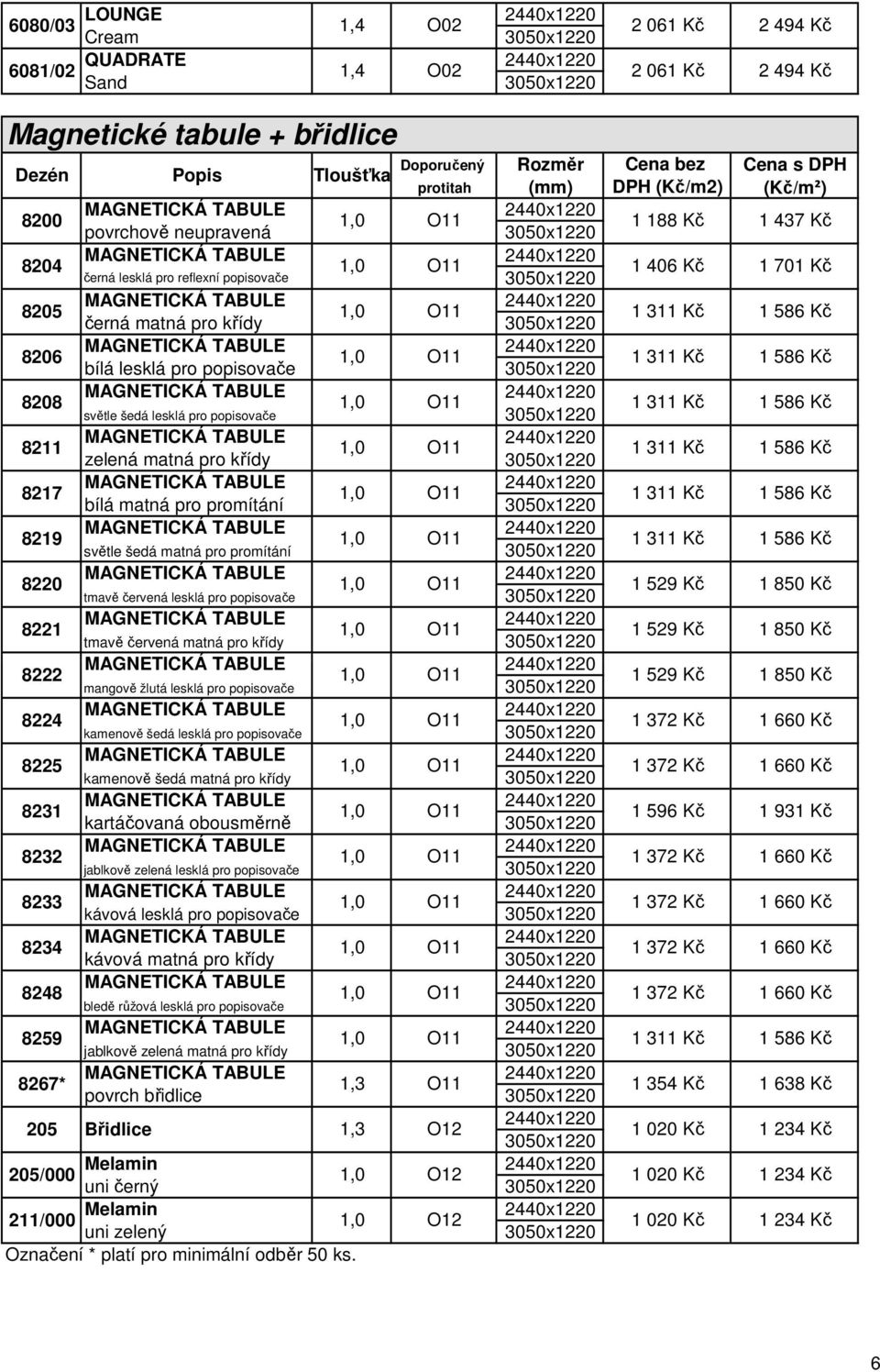 červená matná pro křídy mangově žlutá lesklá pro popisovače 1 188 Kč 1 406 Kč 1 529 Kč 1 529 Kč 1 529 Kč 1 437 Kč 1 701 Kč 1 850 Kč 1 850 Kč 1 850 Kč 8224 kamenově šedá lesklá pro popisovače 8225