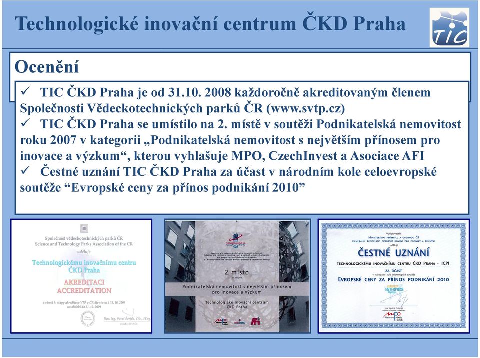 cz) TIC ČKD Praha se umístilo na 2.