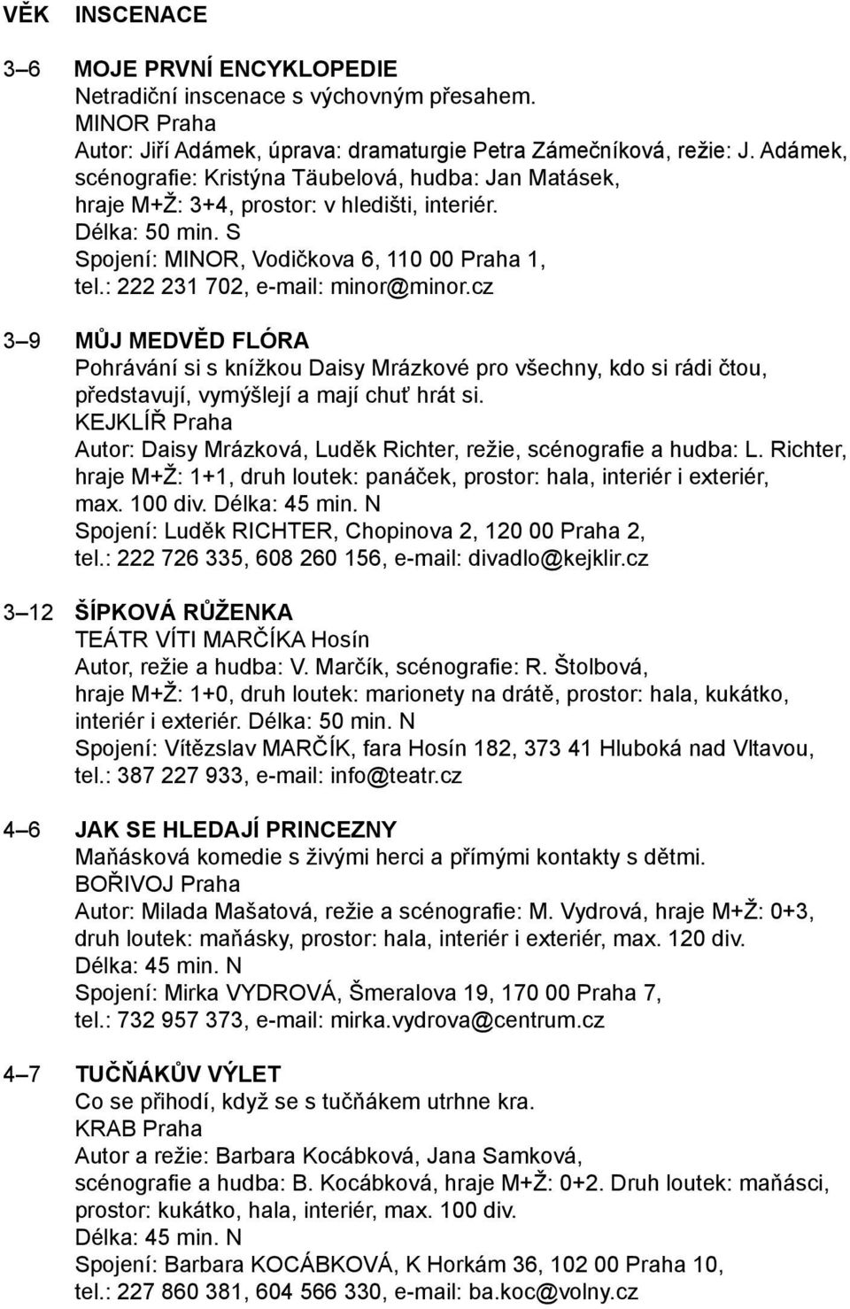 : 222 231 702, e-mail: minor@minor.cz 3 9 MŮJ MEDVĚD FLÓRA Pohrávání si s knížkou Daisy Mrázkové pro všechny, kdo si rádi čtou, představují, vymýšlejí a mají chuť hrát si.